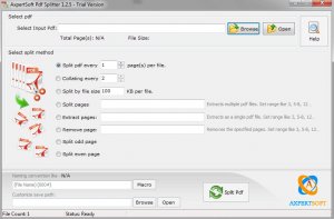 Axpertsoft PDF Splitter(PDF分割器)中文版