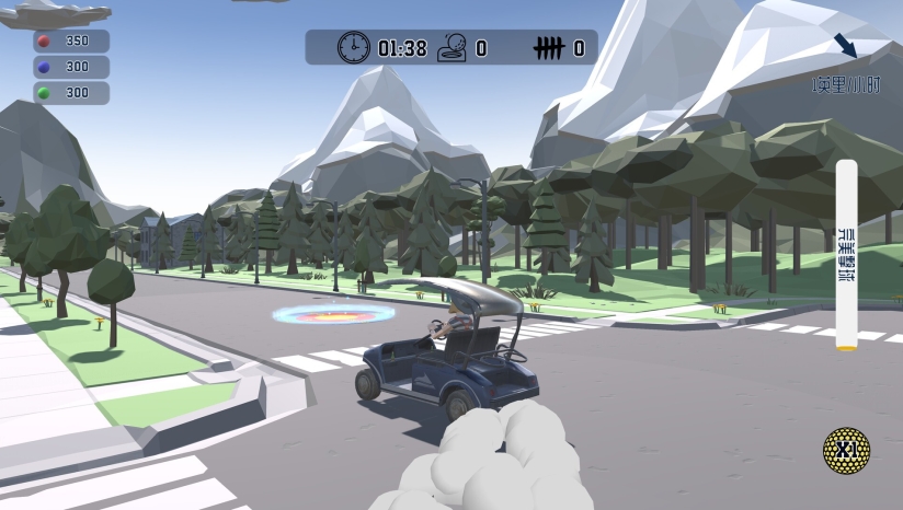 《Urban Golf: Hot Dog Edition》demo简中版