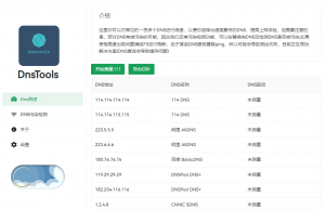DnsTools(Dns测速及污染检测) v1.2.3