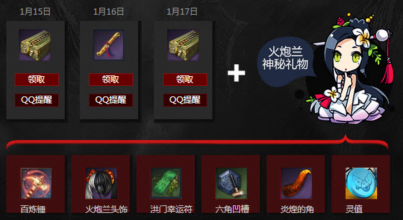 剑灵备战礼包 备战火炮兰奖励