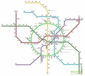2017最新好看的郑州地铁线路图2017 最新