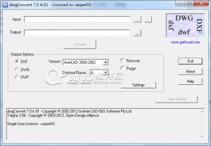 DWG版本转换器(dwgConvert)