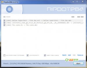 ipod/psp视频转换器(RipBot264)