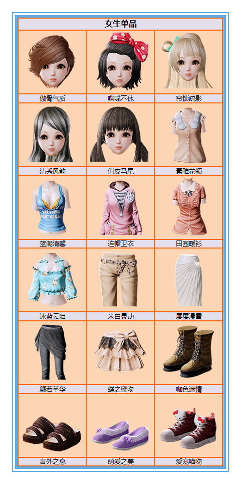 炫舞年代国庆商城新产品套装介绍