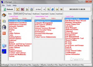 快速打开系统应用(InfGadget)