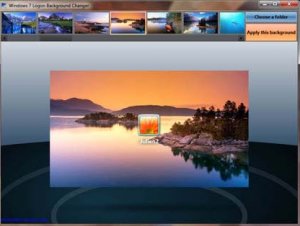 Windows 7 Logon Background Changer