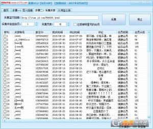 京东商城买家信息采集器
