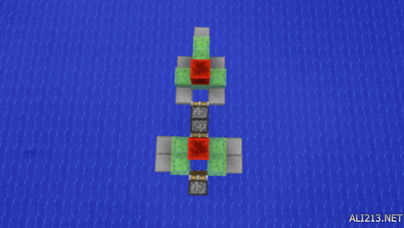 我的世界1.8版活塞虫运作方法及制作课程