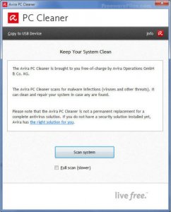 小红伞电脑清理器 Avira