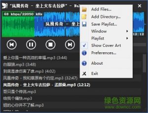 简洁音乐播放器(Nulloy) v0.7.5 绿色