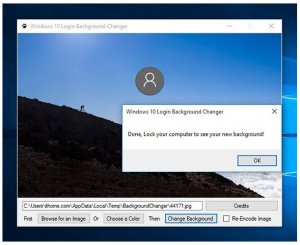 Windows 10登录界面修改工具